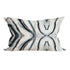 Teal Seashells rectangular lumbar decorative throw pillows by Kerri Rosenthal
