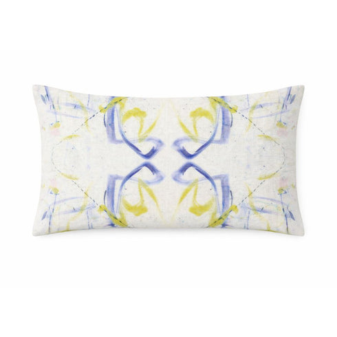 Tell Me Why No. 1 multicolor rectangular lumbar pillows - Shop linen throw pillows by Kerri Rosenthal