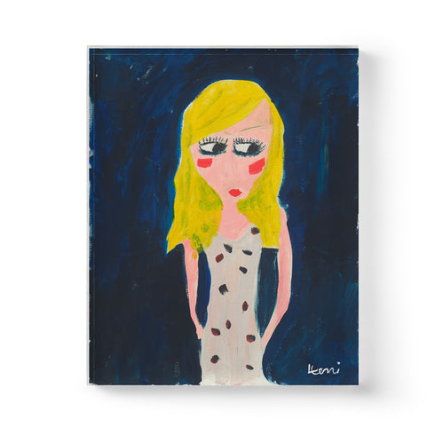 That Girl wall art print is painted by Kerri Rosenthal for modern home decor artwork. Perfect for living, dining, family, entry, bedroom and more.