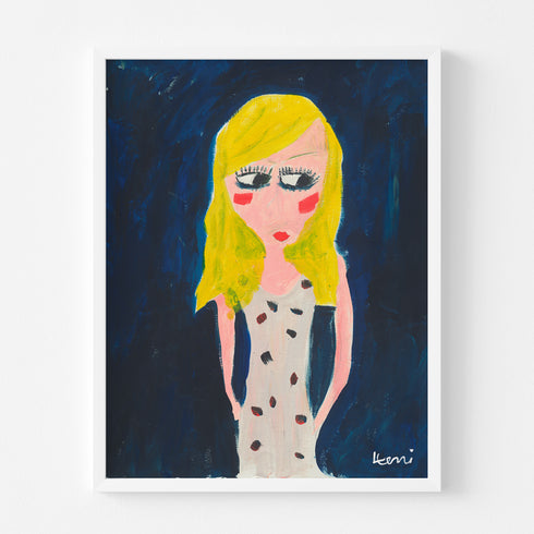 That Girl wall art print is painted by Kerri Rosenthal for modern home decor artwork. Perfect for living, dining, family, entry, bedroom and more.