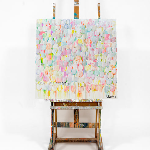 That’s How Much I Love You Original Painting for modern living spaces by Kerri Rosenthal