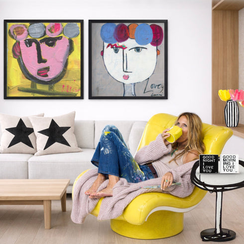 Tiki Lovey Art Print