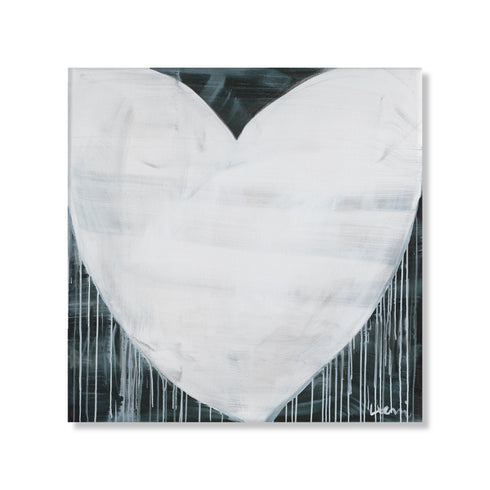 Truly Madly Deeply black white art print by Kerri Rosenthal - Unique artwork for living room wall decor