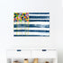 us of love flag canvas wall art unique usa artwork by Kerri Rosenthal