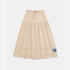 Vacance pintuck beige maxi skirt in 100% cotton - Shop women's cute maxi skirts by Kerri Rosenthal
