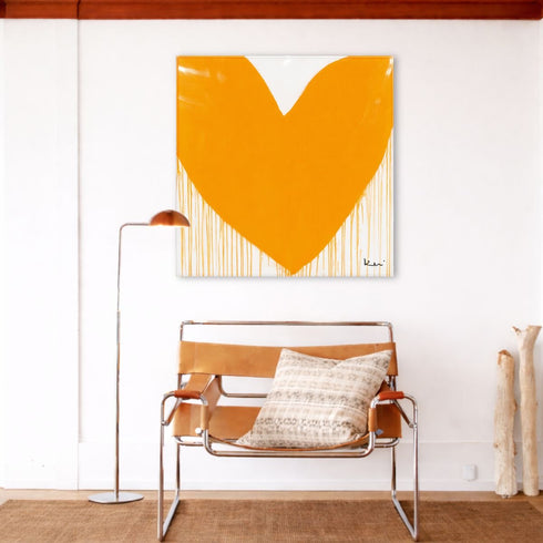 Vitamin L Drippy Heart Art Print