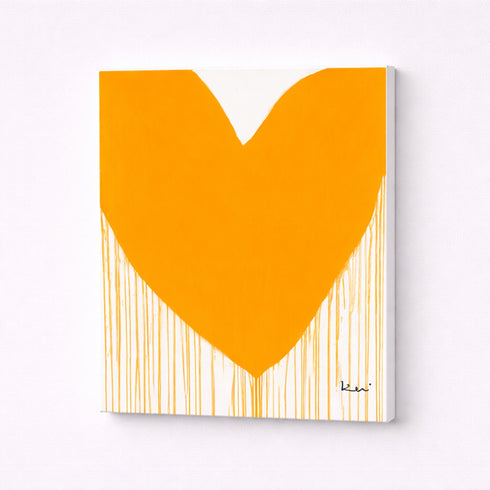 Vitamin L Drippy Heart Art Print