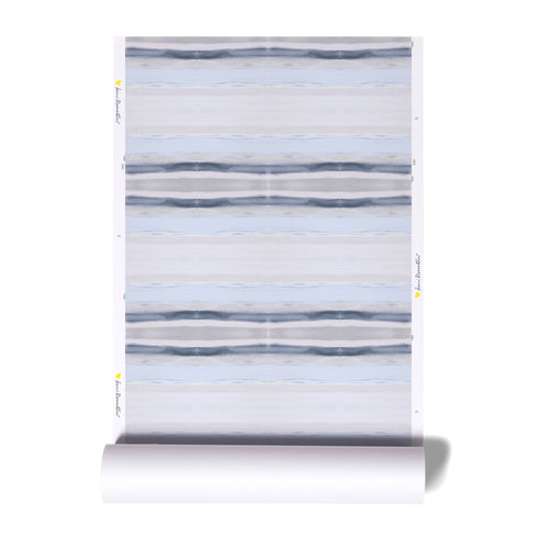 High quality nikki sky blue eco-friendly wallpaper by kerri rosenthal - designer wall paper