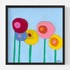 Colorful Walk With Me, unique abstract flower artwork, wall art print by Kerri Rosenthal for modern home decor.