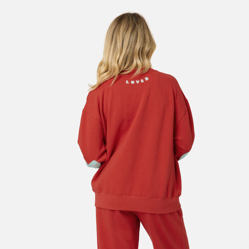 Ex-Boyfriend Patchwork Sweatshirt