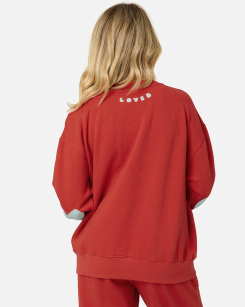 Ex-Boyfriend Patchwork Sweatshirt