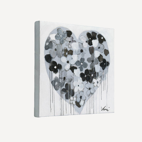 When I'm With You Drippy Heart Art Print