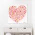 Where Love Shines art print on stretched canvas colorful wall art print - Unique artwork for living room wall decor by Kerri Rosenthal