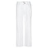 White Billie Alabaster mid rise straight leg jean 100% cotton - Cute women jean pants by Kerri Rosenthal