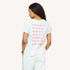 SoulCycle x KR suke manifesto off-white tee - Shop women's cute cotton tees by Kerri Rosenthal