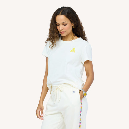 SoulCycle x KR suke manifesto off-white tee - Shop women's cotton tees by Kerri Rosenthal