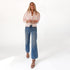 Sienna open-front light pink cardigan sweater in 100% cotton - Shop women's cute cardigans by Kerri Rosenthal.