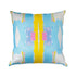 Blue Wonderblock decorative square throw pillows by Kerri Rosenthal