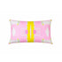Wonderblock pink multicolor rectangular lumbar decorative cute throw pillow by Kerri Rosenthal