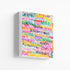 Word Of The Day colorful word art print by Kerri Rosenthal - Unique Artwork for living room wall decor