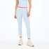 Sky blue carbon38 x KR contrast waistband legging in melt - Cute designer women's legging pants by Kerri Rosenthal