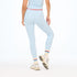 Sky blue carbon38 x KR contrast waistband legging in melt - Cute designer women's legging pants by Kerri Rosenthal