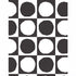 Yin + Yang Square Circle Wallpaper abstract modern black & white - designer wall paper Kerri Rosenthal