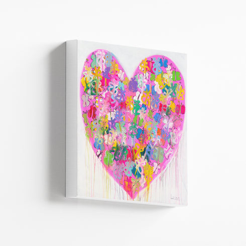 You Give Me Butterflies colorful art print by Kerri Rosenthal - Unique artwork for living room wall decor