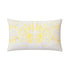 Yellow Tell Me Why Lemon rectangular lumbar cute decorative throw pillow on couch by Kerri Rosenthal