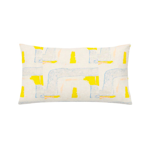Yellow Tuk Tuk sunflower cute decorative lumbar throw pillows - Shop designer decorative pillows by Kerri Rosenthal
