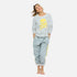 Brigade yellow and grey graphic tee - Shop women's cute SoulCycle clothing by Kerri Rosenthal.