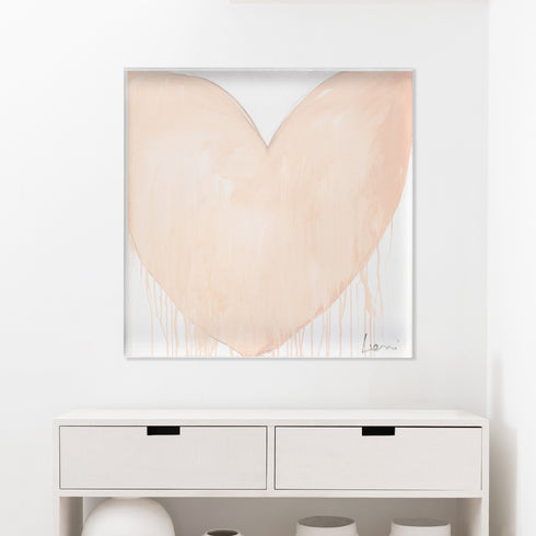 You Make Me Blush wall art print - Unique wall artwork gift for the living room, bedroom, or any space, home decor by Kerri Rosenthal