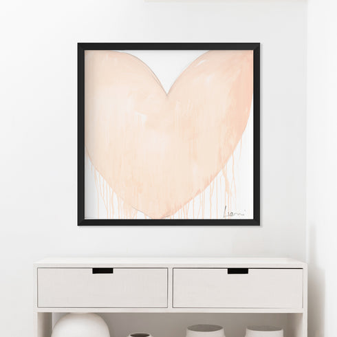 You Make Me Blush wall art print - Unique wall artwork gift for the living room, bedroom, or any space, home decor by Kerri Rosenthal