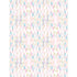 High quality pink ground with multi zig zag wallpaper by Kerri Rosenthal - designer wall paper