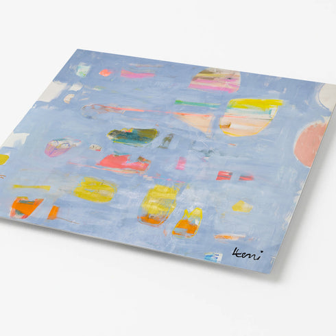 Beachcomber Art Print by Kerri Rosenthal in aluminum - Unique art gifts for living room, bedroom art
