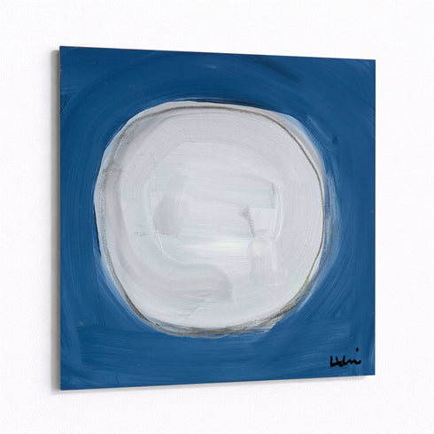 Dot - Dove Indigo Art Print