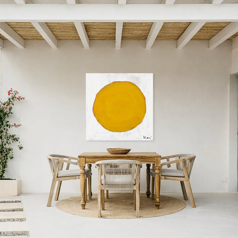 Dot - Sunflower Art Print