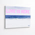 Love Is Here Beach Horizontal Art Print