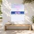 Love Is Here Beach Vertical Art Print