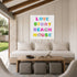 Love Story Beach House Art Print
