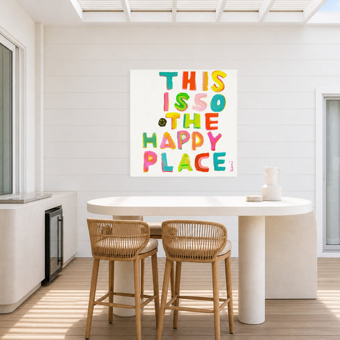 This Is So My Happy Face Art Print