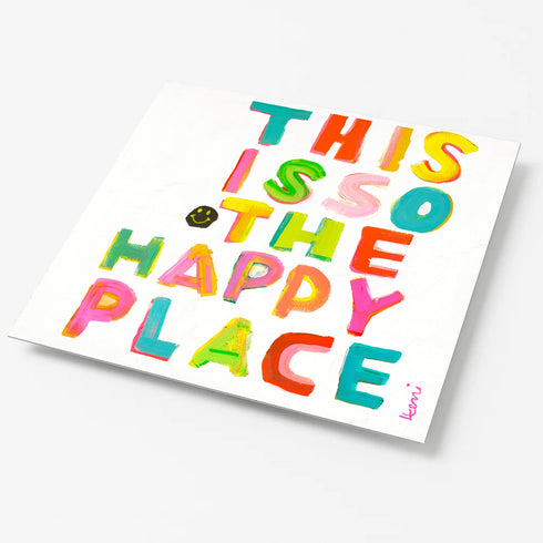 This Is So My Happy Face Art Print