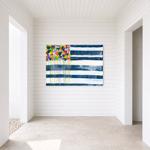 United States Of Love Flag Art Print