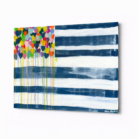 United States Of Love Flag Art Print