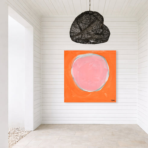 Dot - Bubblegum Clementine Art Print