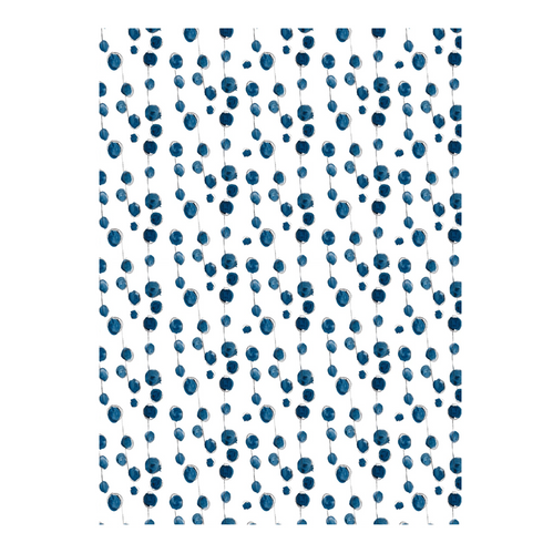 B Is For Blueberry Indigo Wallpaper