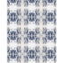 Simple room BF's Jeans blue white grey combination wallpaper by Kerri Rosenthal - designer wall paper