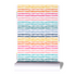 Colorful multi high quality bibliotheque stripe eco friendly wallpaper by Kerri Rosenthal - designer wall paper