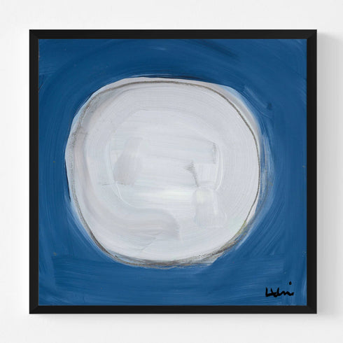 Dot - Dove Indigo Art Print