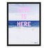 Love Is Here Beach Vertical Art Print